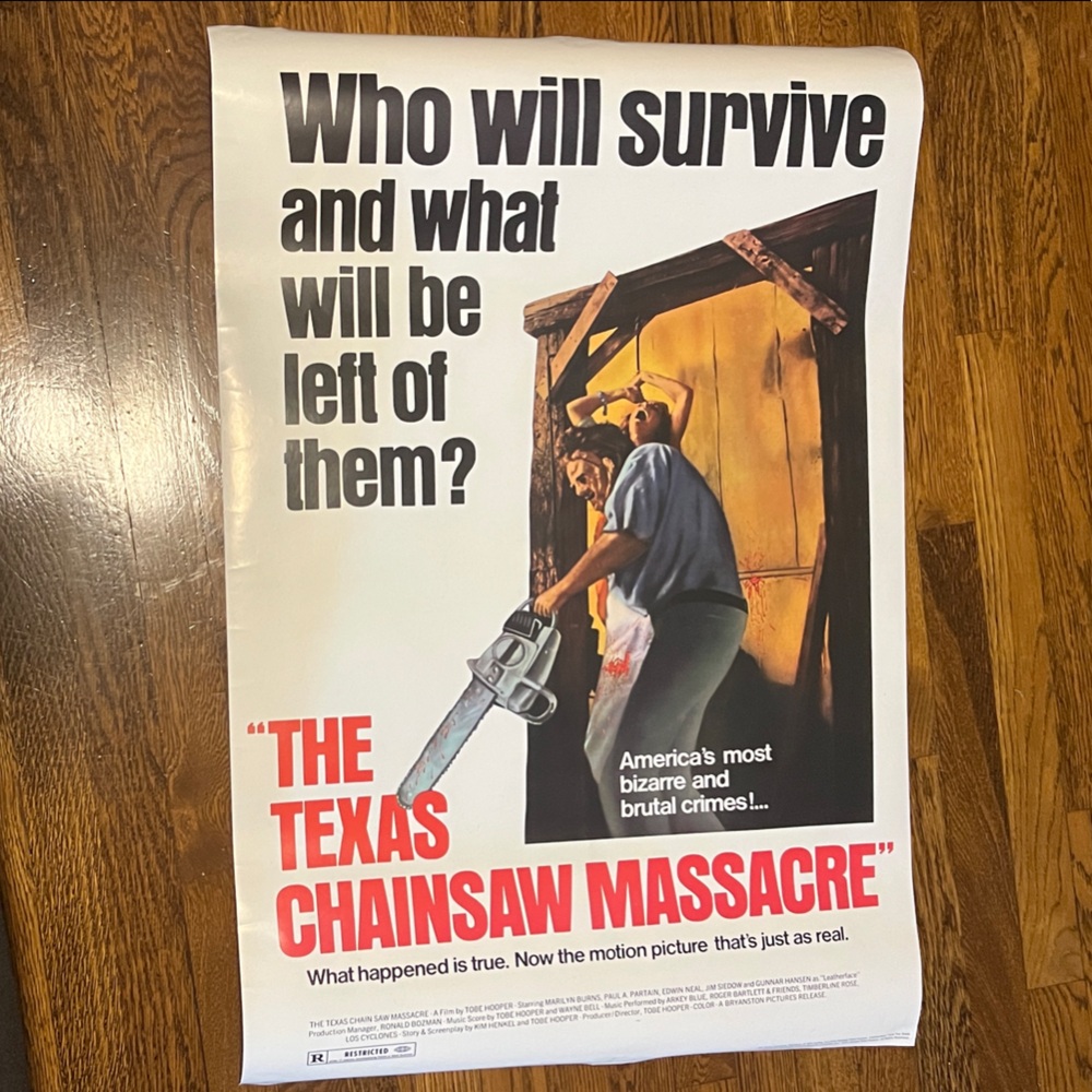 Texas Chainsaw Massacre Movie Poster
25x36
